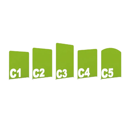 6.5' Tension Fabric Backdrop Range 6.5' Tension Fabric Backdrop Range